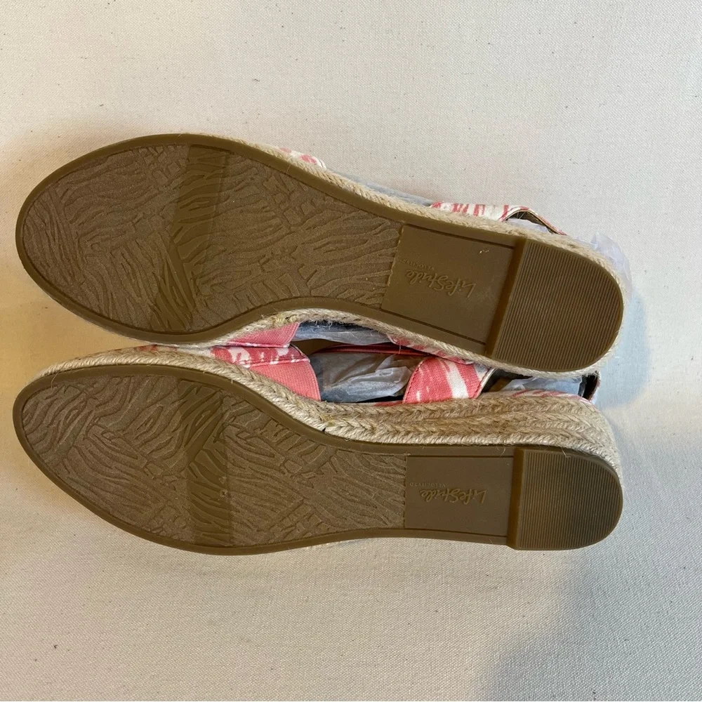 Lifestride Velocity Katrina 2 Pink Blush/Multi 9.5 Espadrille Wedge Sandals‎